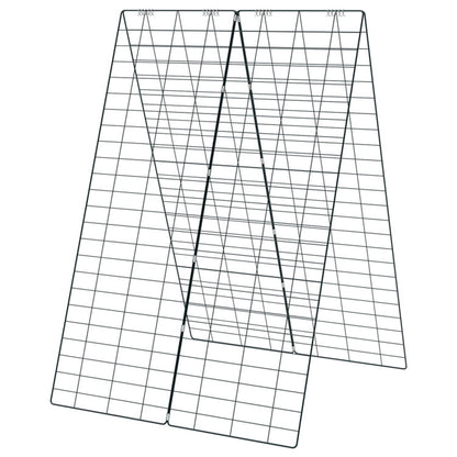 2 Pieces Foldable A-Frame Trellis Plant Supports with Twist Ties